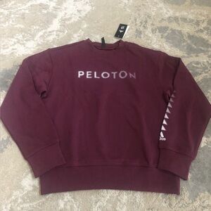 Adidas Peloton Men's Maroon Crewneck Sweater
